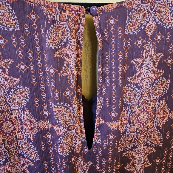 Torrid Size 2 Mini Lurex Chiffon Tiered Dress - Picture 4 of 17